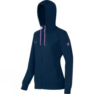 Chaquetas Mammut Trovat ML Hooded Mujer Azul Marino - Chile LKY736149